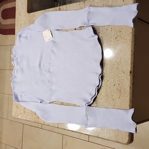 Free People Movement. Halogen Blue. Size S/M. Shirt